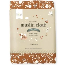 A Little Lovely Company Blossom Hydrofiele Doek XL - Caramel