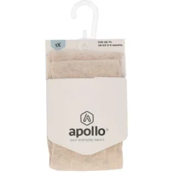 Apollo Maillot Rib Beige Melange maat 68/74