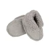 Apollo Slofjes Vilt Teddy Light Grey Newborn