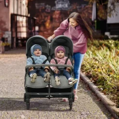 Asalvo Tweelingbuggy - Henry - Grey