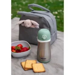 Baba Drinkfles Roestvrij Staal Groen 350ml