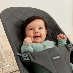 Baby Bjorn Bouncer Bliss Geweven Klassiek Quilt Zandgrijs