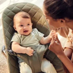Baby Bjorn Bouncer Bliss Geweven Klassiek Quilt Zandgrijs