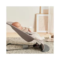 Baby Bjorn Bouncer Bliss Geweven Klassiek Quilt Zandgrijs