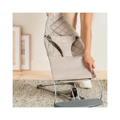 Baby Bjorn Bouncer Bliss Geweven Klassiek Quilt Zandgrijs