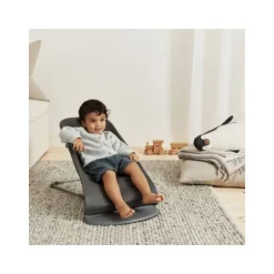 Baby Bjorn Bouncer Bliss Geweven Klassiek Quilt Zandgrijs