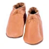 Baby Dutch Slofjes Effen Cognac 3-6 mnd
