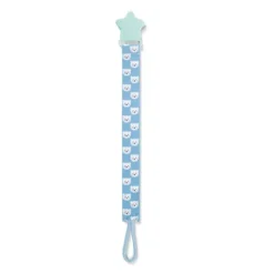 Babyjem Speenketting Blauw Beertjes