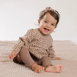 Babylook Cheetah Jurk - Maat 50 - Crepe