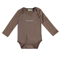 Babylook Deugniet Romper - Maat 50 - Deep Taupe