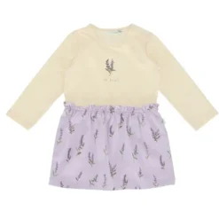 Babylook Lavender Jurk – Be Kind – Maat 50 - Buttercream
