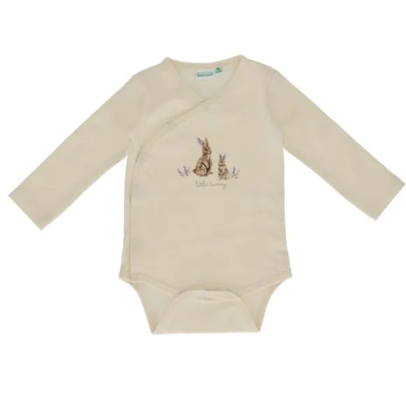 Babylook Lavender Romper Overslag – Maat 50 – Buttercream