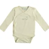 Babylook Overslag Romper - Mt. 50 - Buttercream