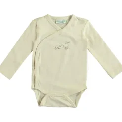 Babylook Overslag Romper - Mt. 50 - Buttercream