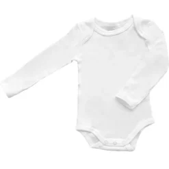 Babylook Romper Lange Mouw White maat 62/68