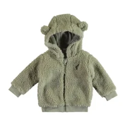 Babylook Teddy Vest - Maat 62/68 - Mineral