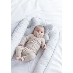 Babymatex Babynest Velvet White Grey Dots / Grey