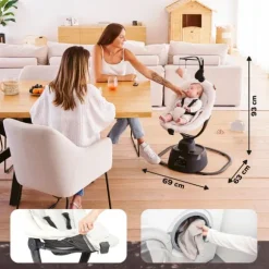 Babymoov Schommelstoel Swoon Evolution Curl White