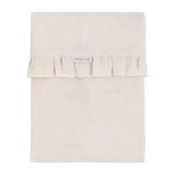 Baby's Only Calm Ledikantlaken met Ruffle - 120 x 150 cm - Warm Linen
