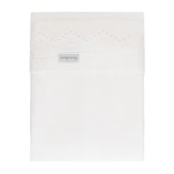 Baby's Only Ledikantlaken Broderie Calm Wit 120 x 150 cm
