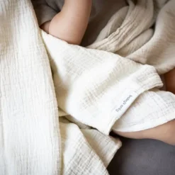 Baby's Only Tender Swaddle - 2-Pack - 115x115 cm - Beige / Linen