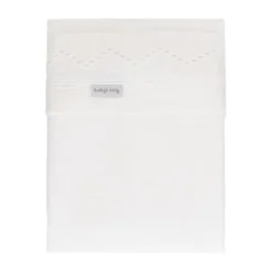 Baby's Only Wieglaken Broderie Calm Wit 80 x 100 cm