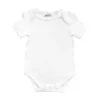 Basic Collectie Romper Korte Mouw Wit maat 62/68