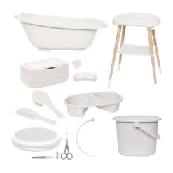 Bébé‑Jou Sense Badset Edition - 8‑delig - Mocha Mousse
