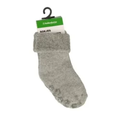 BD Collection Sokjes Antislip 2-Pack Light Grey 0-6 maanden