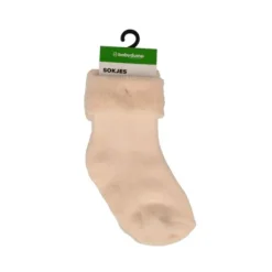 BD Collection Sokjes Antislip 2-Pack Peach Dust 0-6 maanden