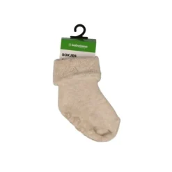 BD Collection Sokjes Antislip 2-Pack Sand 0-6 maanden