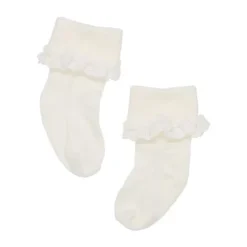 BD Collection Sokjes Kant - 3 Stuks - 0-6mnd - Multi Beige