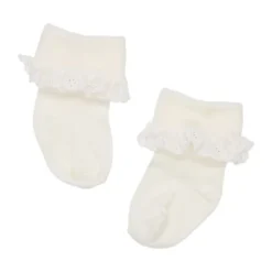 BD Collection Sokjes Kant - 3 Stuks - 0-6mnd - Multi Pink