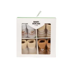BD Collection Sokjes 4-Pack Multi Sand