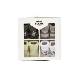 BD Collection Sokjes 4-Pack Multi Green