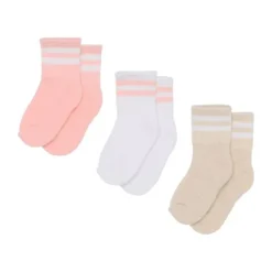 BD Collection Sportsokjes - 3 Stuks - 0-6mnd - Multi Pink