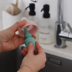 Beaba Flessenborstel - Silicone - Sage Green