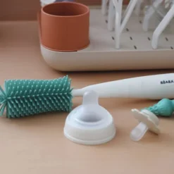 Beaba Flessenborstel - Silicone - Sage Green
