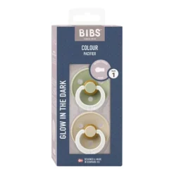 Bibs Colour Fopspeen - Size 1 - Petrol Glow/Deep Space Glow