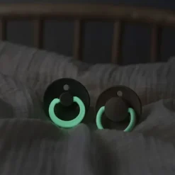 Bibs Colour Fopspeen - Size 1 - Petrol Glow/Deep Space Glow