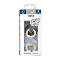 Bibs Colour Fopspeen - Size 1 - Petrol Glow/Deep Space Glow