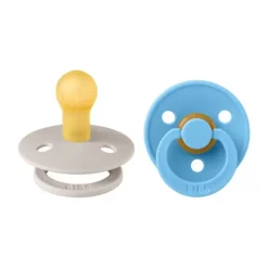 BIBS Colour Fopspenen - 2 Stuks - Size 1 - Mushroom/Breeze