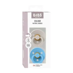 BIBS Colour Fopspenen - 2 Stuks - Size 1 - Mushroom/Breeze