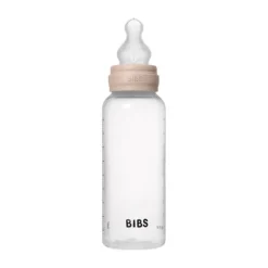 Bibs Fles - Medium Flow - 270 ml - Silicone - Blush - Ronde Speen