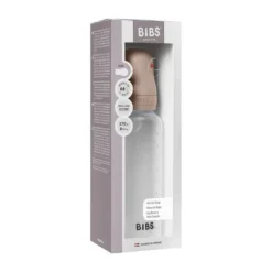 Bibs Fles - Medium Flow - 270 ml - Silicone - Blush - Ronde Speen