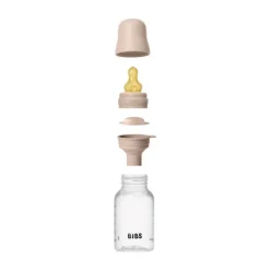 Bibs Fles - Slow Flow - 150 ml - Latex - Ivory - Ronde Speen