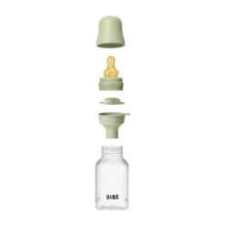 Bibs Fles - Slow Flow - 150 ml - Latex - Ivory - Ronde Speen