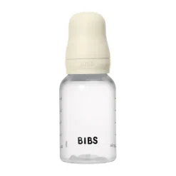 Bibs Fles - Slow Flow - 150 ml - Latex - Ivory - Ronde Speen