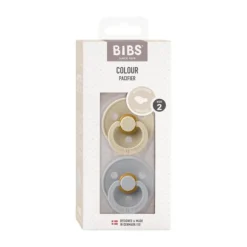 Bibs Fopspeen Latex Anatomical 0-6mnd Sage / Hunter Green (2-Pack)