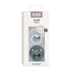 Bibs Fopspeen Latex Anatomical 0-6mnd Sage / Hunter Green (2-Pack)